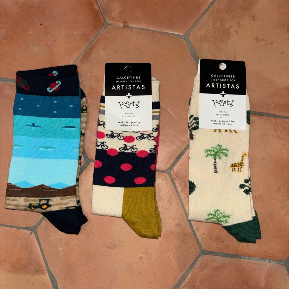 Peseta | Bundle of artist collab socks | sz L